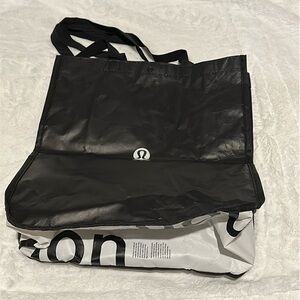 Lululemon Shopping Bag Large Durable Snap Button Closure